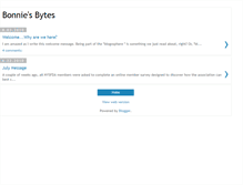 Tablet Screenshot of bonniesbytes.blogspot.com