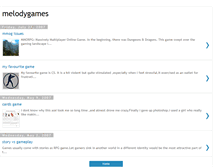 Tablet Screenshot of melodygames.blogspot.com