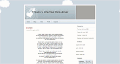 Desktop Screenshot of frasesparaamar.blogspot.com