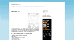 Desktop Screenshot of bestegsm2011.blogspot.com