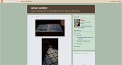 Desktop Screenshot of annasartistry.blogspot.com