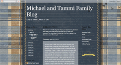 Desktop Screenshot of michael-tammifamily.blogspot.com