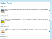 Tablet Screenshot of budgetravels.blogspot.com