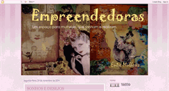 Desktop Screenshot of mulheres-empreendedoras.blogspot.com