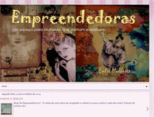 Tablet Screenshot of mulheres-empreendedoras.blogspot.com