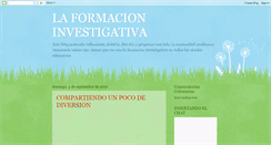 Desktop Screenshot of laformacioninvestigativa.blogspot.com