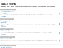 Tablet Screenshot of coolairheights.blogspot.com
