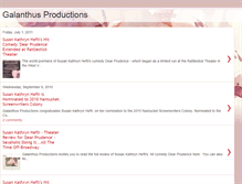 Tablet Screenshot of galanthusproductions.blogspot.com