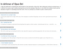 Tablet Screenshot of opusdefense.blogspot.com