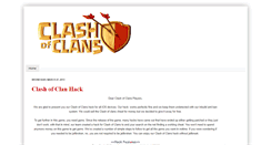 Desktop Screenshot of clash-of-clans-hacked.blogspot.com