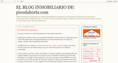 Desktop Screenshot of pisoslahorta.blogspot.com