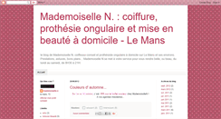 Desktop Screenshot of mlle-n.blogspot.com