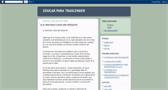 Desktop Screenshot of educarparatrascender-isabel-isabel.blogspot.com