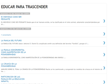Tablet Screenshot of educarparatrascender-isabel-isabel.blogspot.com