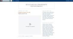 Desktop Screenshot of bulgarian-property-investment.blogspot.com