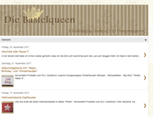 Tablet Screenshot of bastel-queen.blogspot.com