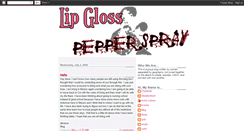 Desktop Screenshot of glossandspray.blogspot.com