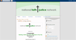 Desktop Screenshot of faithandjusticenet.blogspot.com