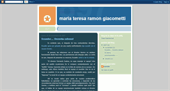 Desktop Screenshot of mariateramongiacometti.blogspot.com