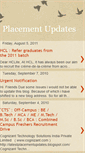 Mobile Screenshot of latestplacementupdates.blogspot.com
