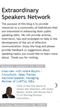 Mobile Screenshot of extraordinaryspeakersnetwork.blogspot.com