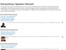 Tablet Screenshot of extraordinaryspeakersnetwork.blogspot.com