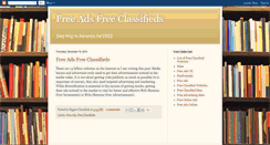 Desktop Screenshot of freeadsfreeclassifieds.blogspot.com
