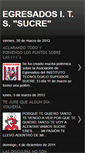 Mobile Screenshot of itsucregresados.blogspot.com