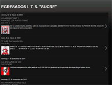 Tablet Screenshot of itsucregresados.blogspot.com