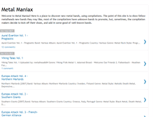 Tablet Screenshot of metal-maniax.blogspot.com