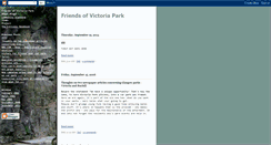 Desktop Screenshot of friendsofvictoriapark.blogspot.com