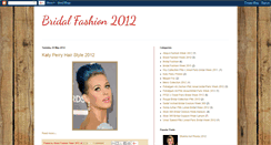 Desktop Screenshot of bridalfashionweek2012.blogspot.com