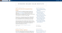 Desktop Screenshot of nursingexamresults.blogspot.com
