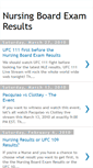 Mobile Screenshot of nursingexamresults.blogspot.com