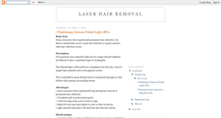 Desktop Screenshot of laser-hair-removal-easy.blogspot.com