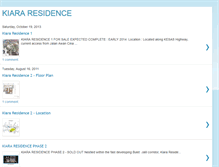 Tablet Screenshot of kiararesidence.blogspot.com