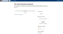Desktop Screenshot of clubfearless.blogspot.com