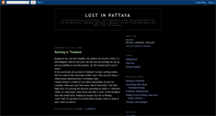 Desktop Screenshot of lostinpattaya.blogspot.com