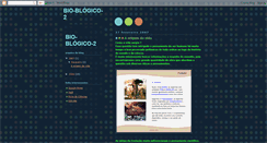 Desktop Screenshot of bioblogico2.blogspot.com