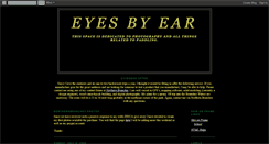 Desktop Screenshot of eyesbyear.blogspot.com