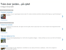 Tablet Screenshot of cykelresan.blogspot.com