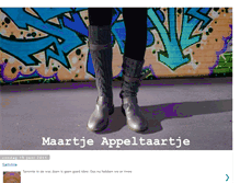 Tablet Screenshot of maartje-appeltaartje.blogspot.com