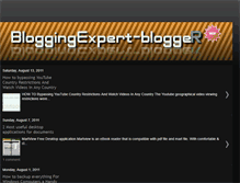 Tablet Screenshot of bloggingexpert-blogger.blogspot.com