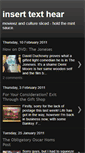 Mobile Screenshot of insert-text-hear.blogspot.com