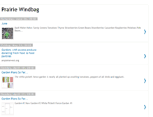 Tablet Screenshot of prairiewindbag.blogspot.com