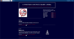 Desktop Screenshot of 6pound8ouncebabyjoba.blogspot.com