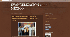 Desktop Screenshot of evangelizacion2000.blogspot.com