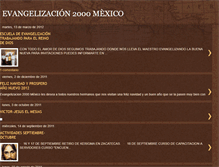 Tablet Screenshot of evangelizacion2000.blogspot.com