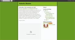 Desktop Screenshot of galactictillusion.blogspot.com