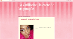 Desktop Screenshot of lacortedelaspoupees.blogspot.com